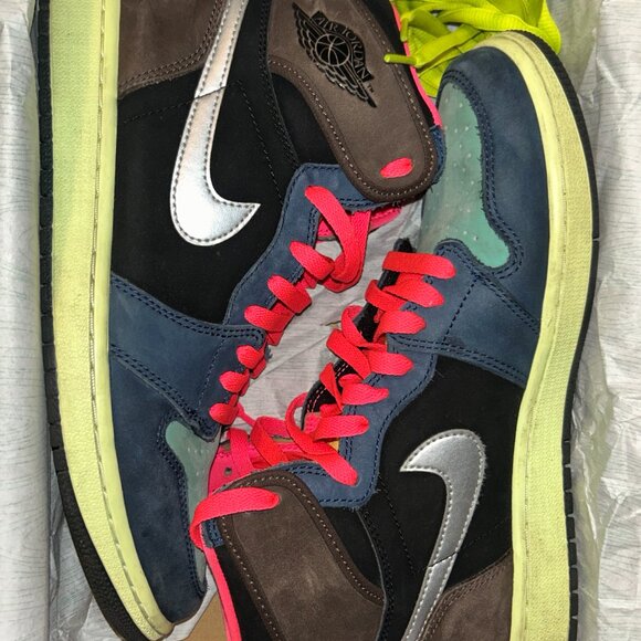 Nike Air Jordan 1 Retro High OG “Tokyo Bio Hack” - Men’s Size 9.5 - Picture 4 of 7